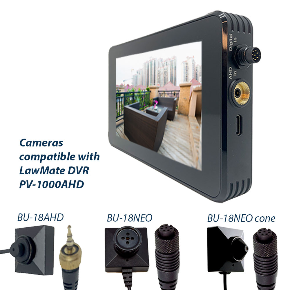 DVR with Analog and Multi-pin Camera Connection