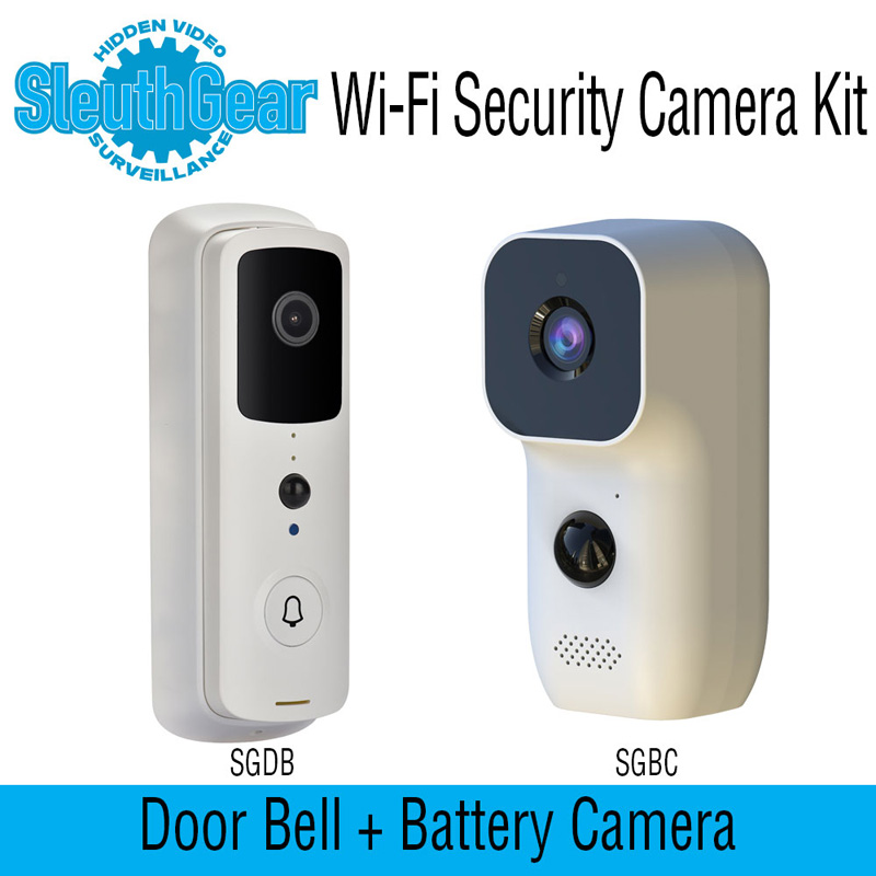 SG Battery Doorbell Camera and Battery Camera Set