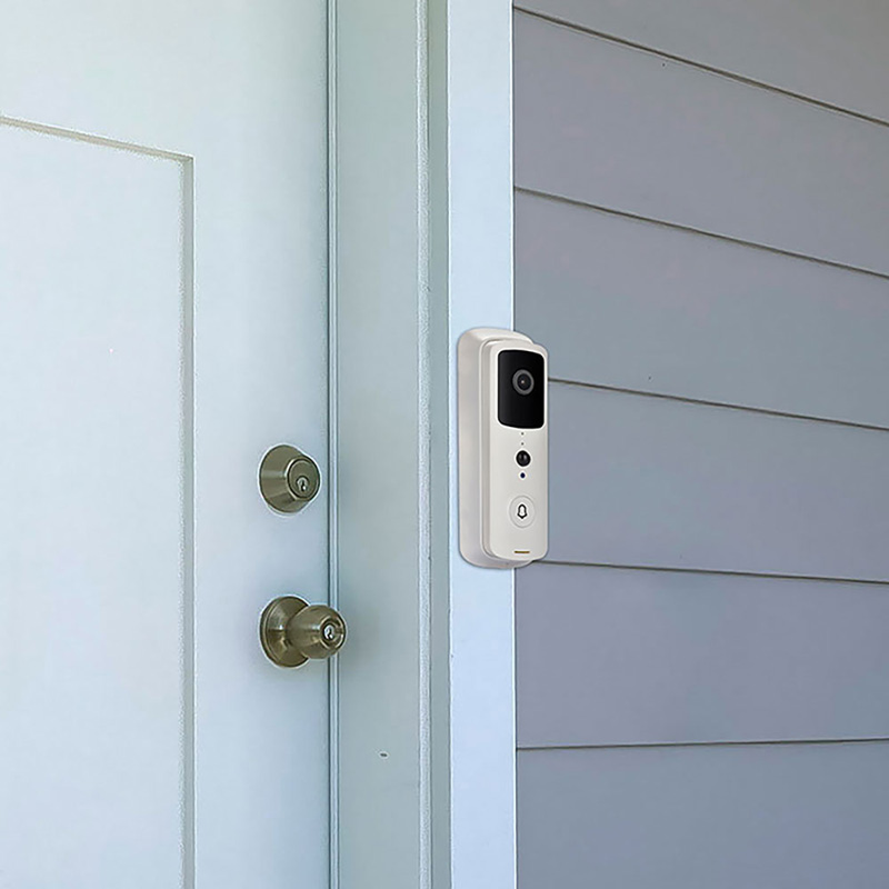 SG1010 Doorbell Camera Mounted on a Doorframe