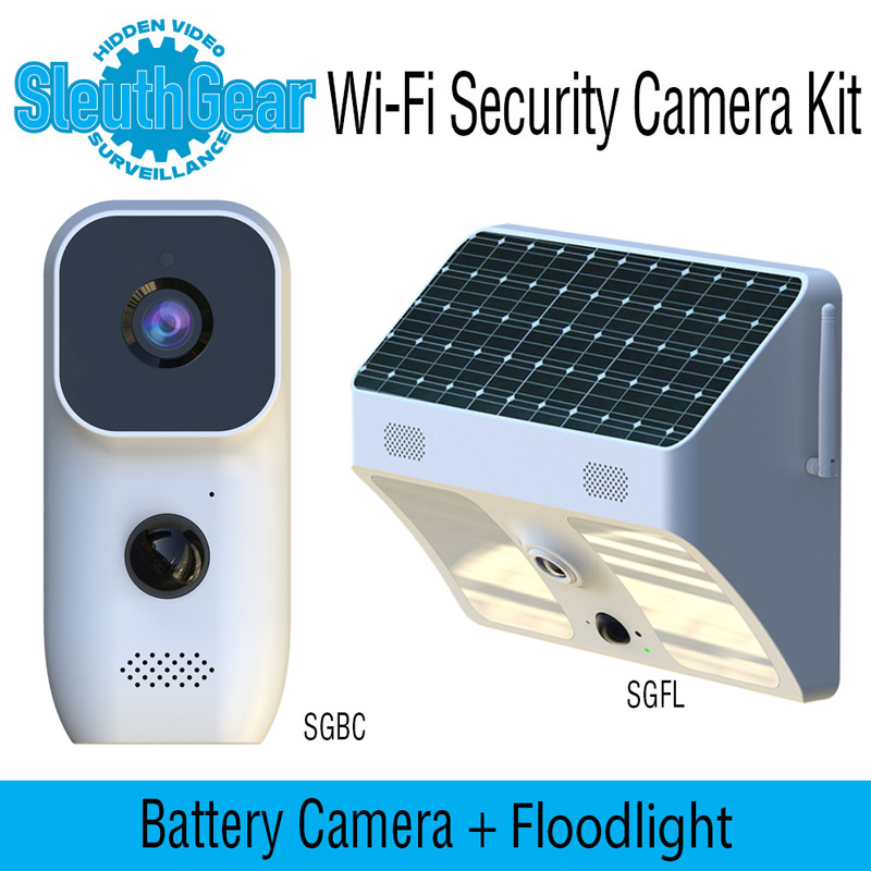 SG Solar Floodlight Camera and Doorbell