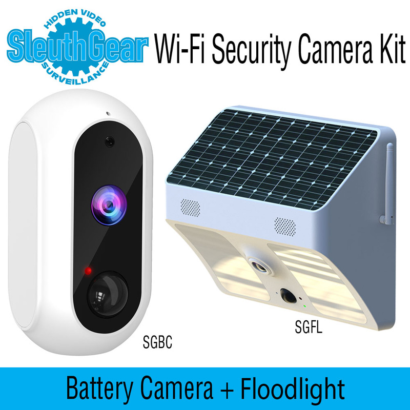 SG Solar Floodlight Camera and Doorbell