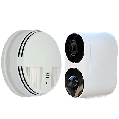 SG Xtreme Life Kit With Smoke Detector SG1000SV Smoke Detector and Security Camera