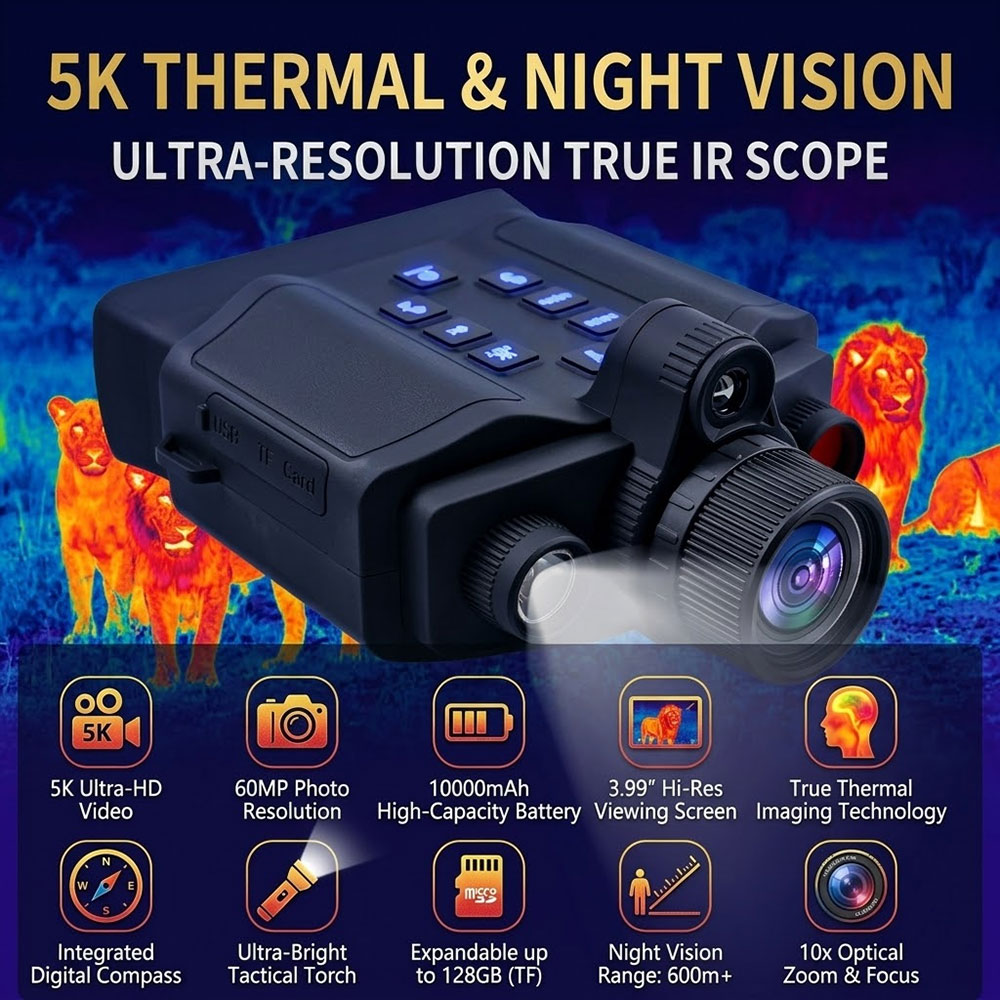 Thermal Imaging DVR Binoculars