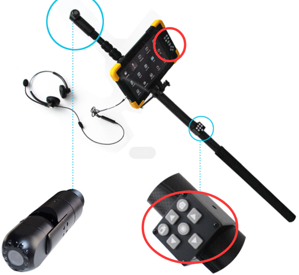 4K Pole Camera with Thermal Image Capture