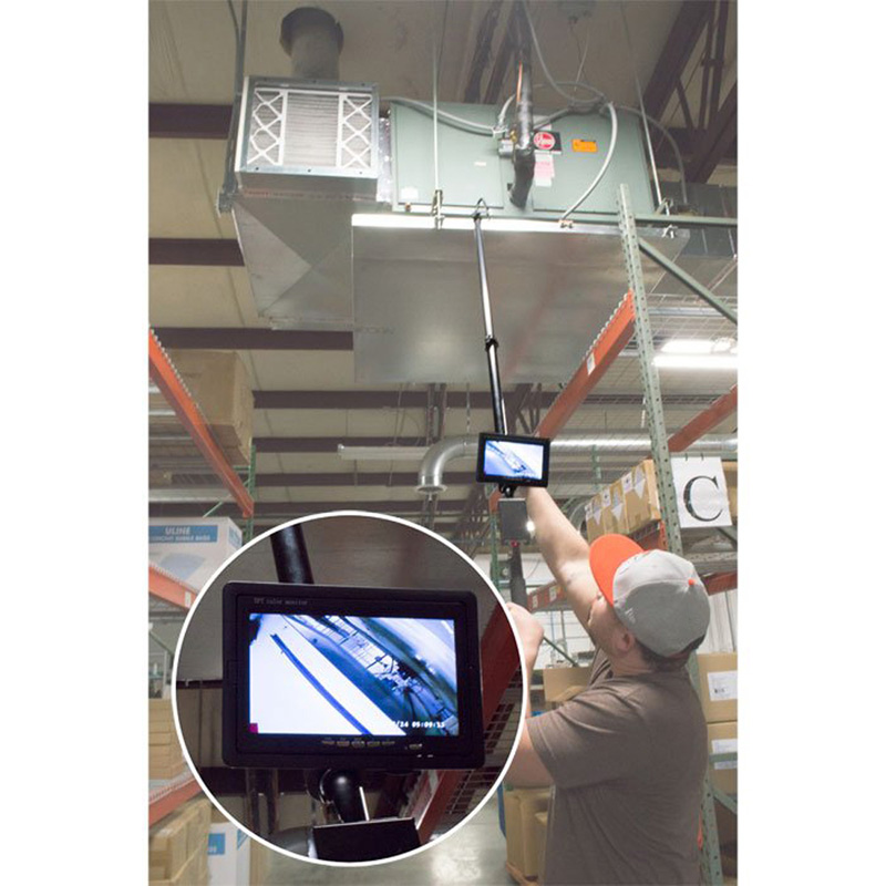 VPC Pole Camera Being Used On An AC Unit