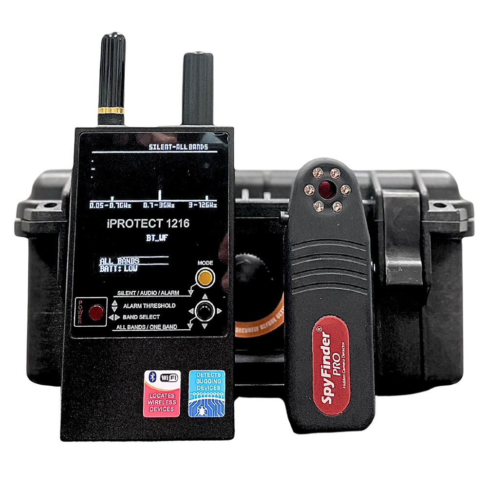 DD1216 Pro 3 Band RF Detector and Spy Finder Pro