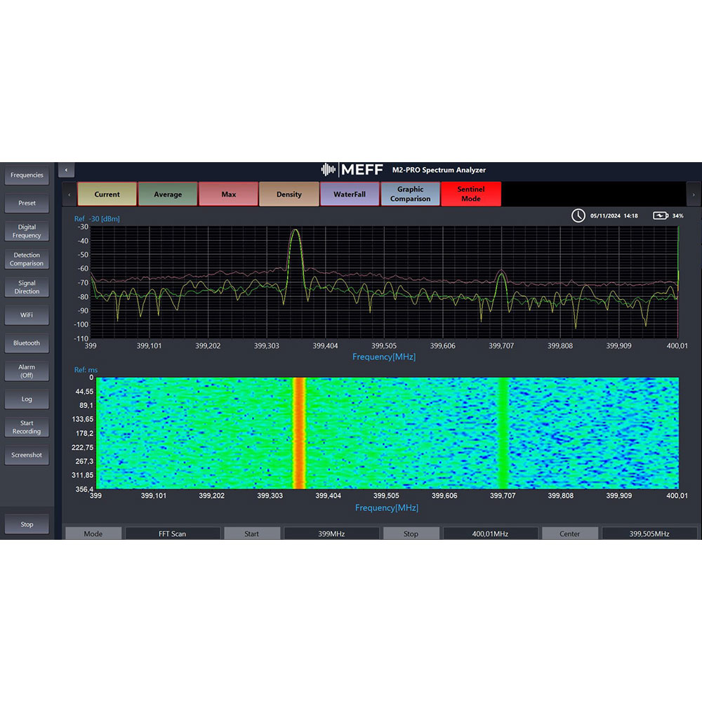 Spy-Max Elite Portable AI Spectrum Analyzer
