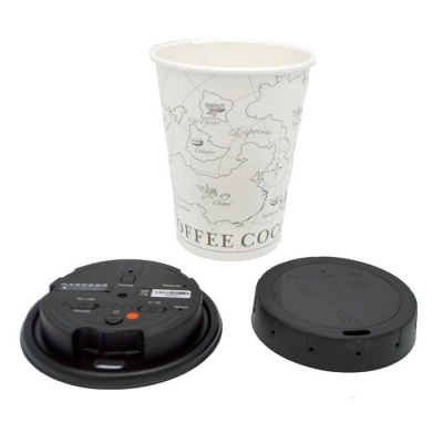 WiFi Coffee Cup Lid DVR WiFi Coffee Cup Lid DVR