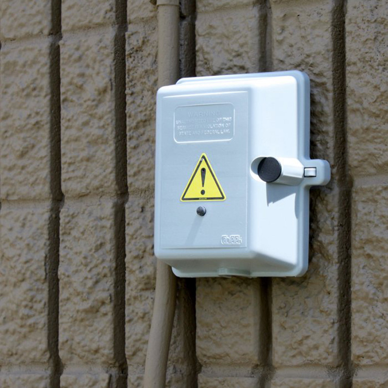 SC70014K Cable Box 4K Camera Mounted On A Building