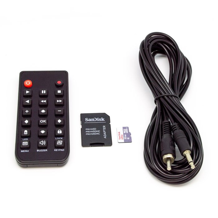 Zone Shield 4K Night Vision Smoke Detector DVR Side View