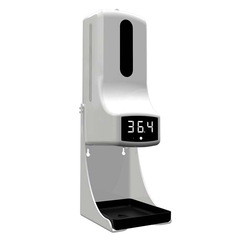 Touchless Thermometer with Hand Sanitizer Station