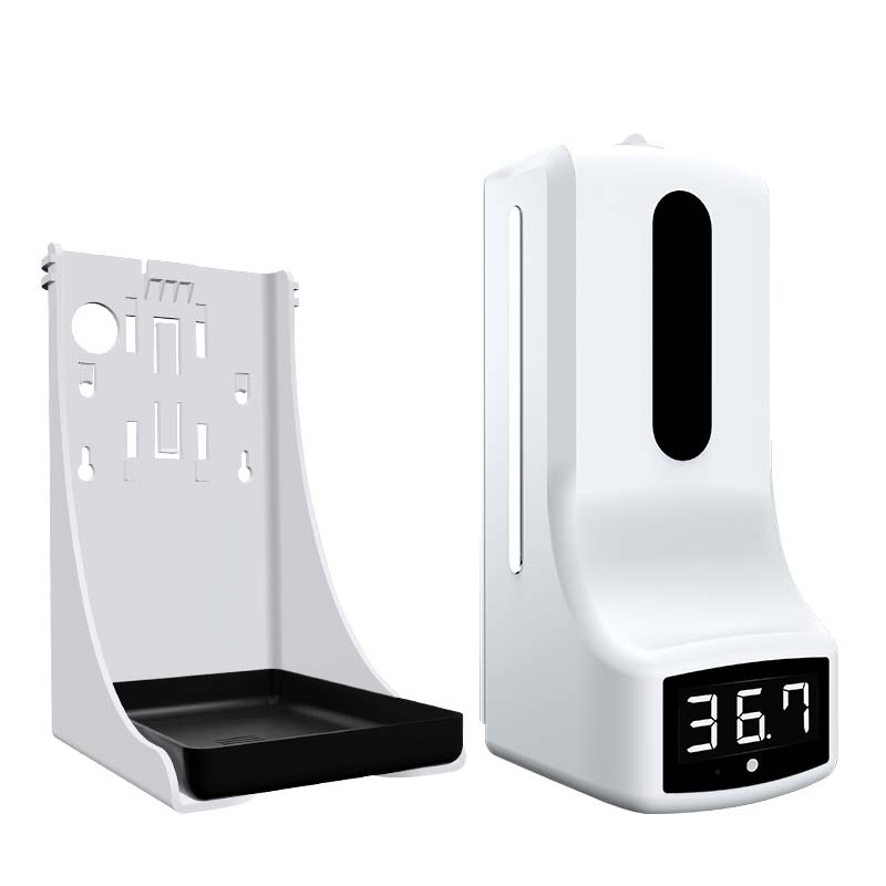 Touchless Thermometer with Hand Sanitizer Station